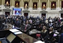 El bloque de diputados argentinos Unión por la Patria